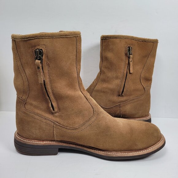 UGG Jaren Men's Brown Suede Leather Mid-Calf Boots S/N1017253 US Size 12 - Picture 5 of 11